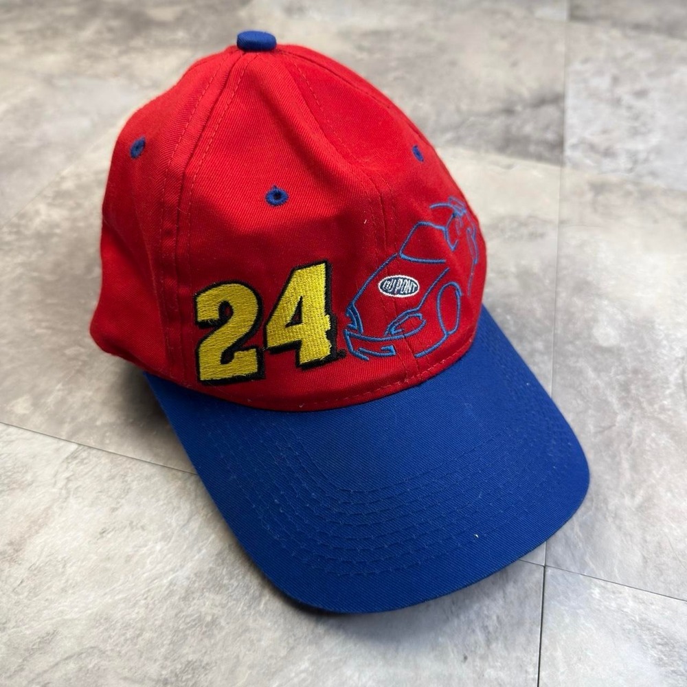 Vintage Jeff Gordon 24 NASCAR Hat Chase Authentics Youth Snapback
